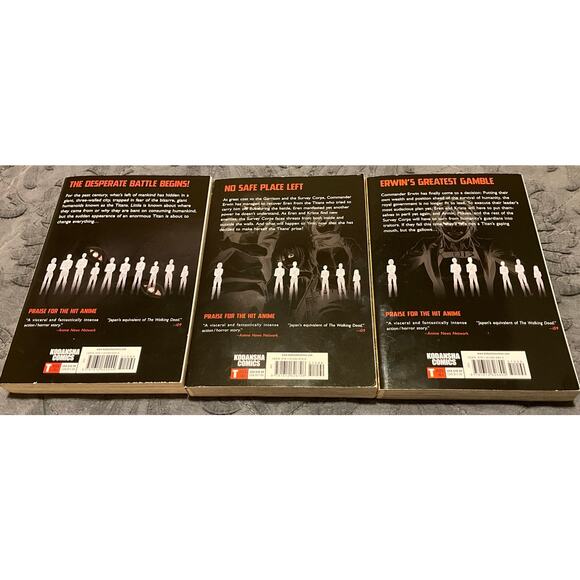 Attack on Titan: Volume 1, 13, 14 - Paperback, by Isayama Hajime - Very Good - Picture 3 of 7